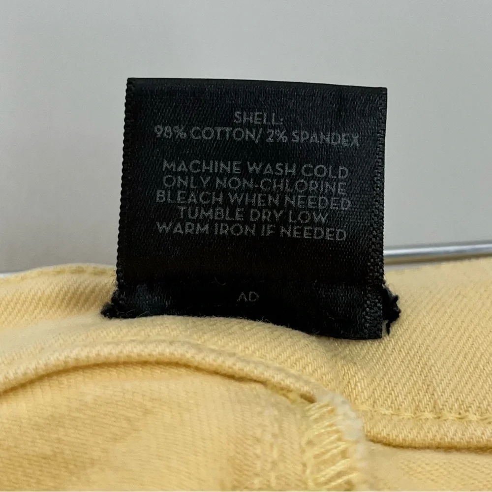 Ann Taylor Factory Women’s Modern Skinny Mid Rise Pants‎ Yellow Size 0